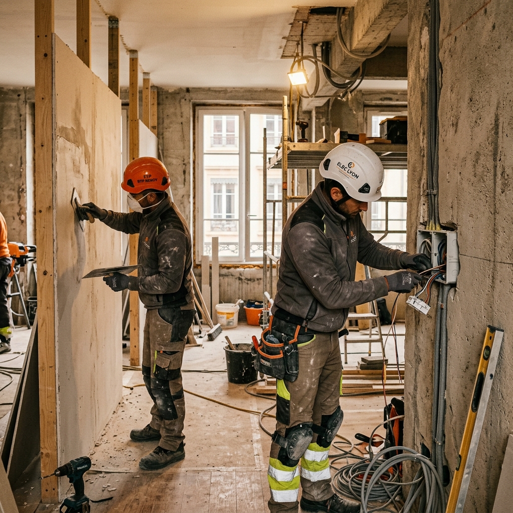 Chantier de rénovation — PROBAT'IMM