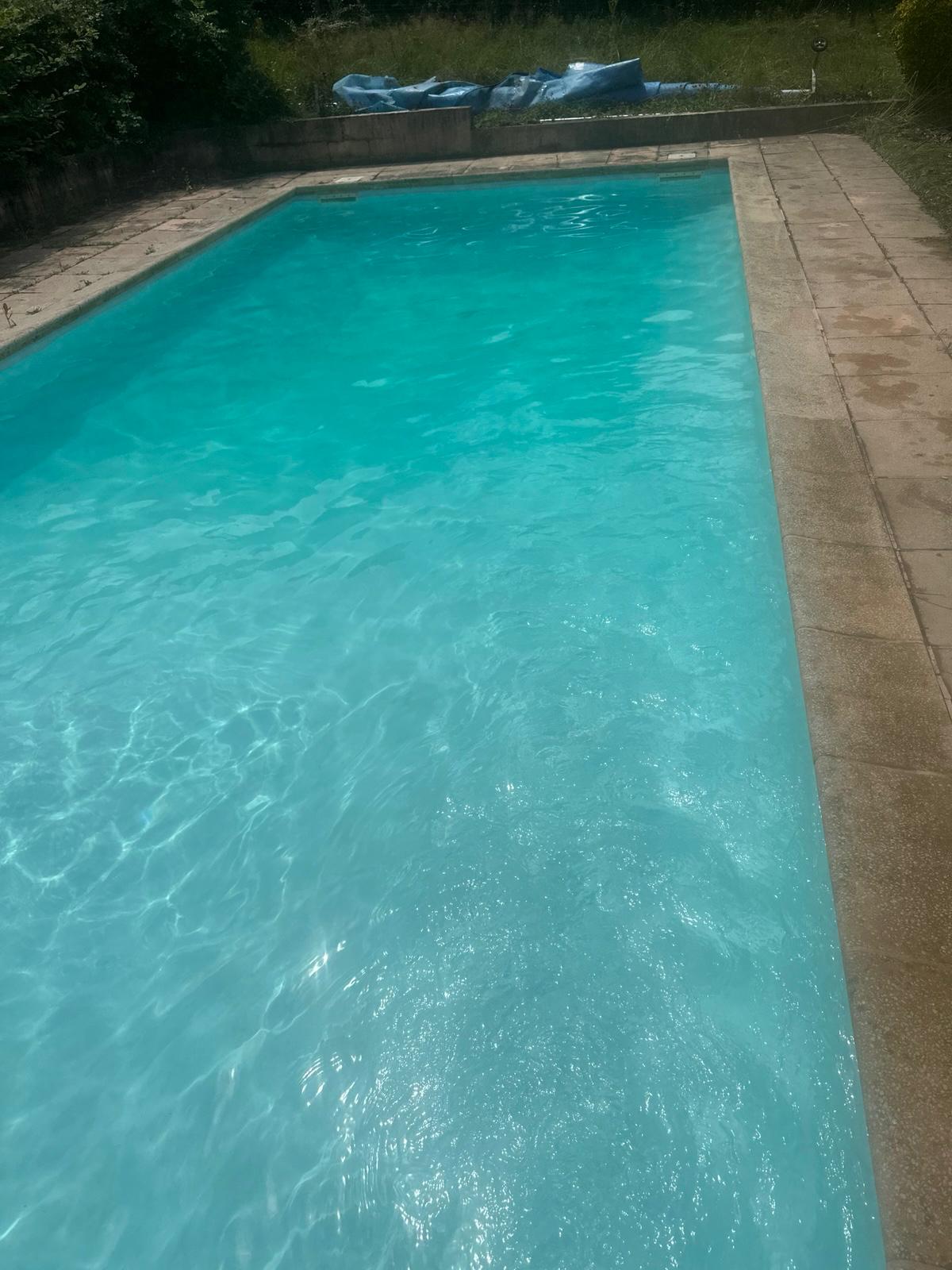 Piscine nettoyée